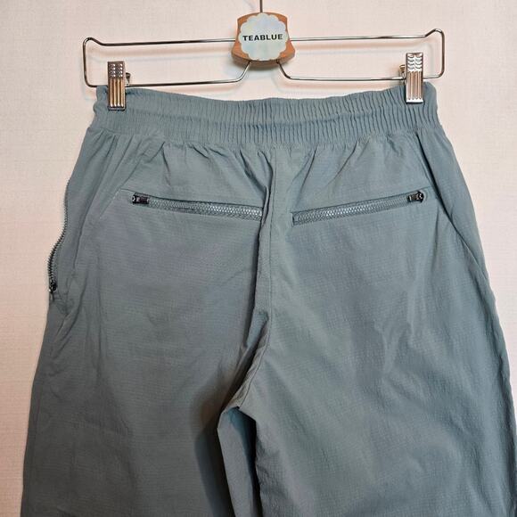 Athleta Trekkie Straight Crop Pant – Minimalistic Green 4 Ripstop Travel - Picture 10 of 14